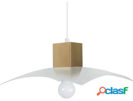 Lámpara de Suspensión TOSEL Cubic 38 cm (Blanco - E27 -