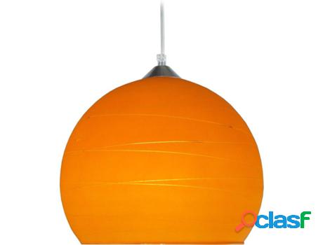 Lámpara de Suspensión TOSEL Globe Lignes (Dorado Oro - E27