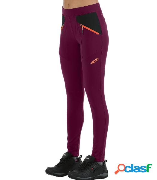 Mallas +8000 Julia 028 Mujer Granate XL