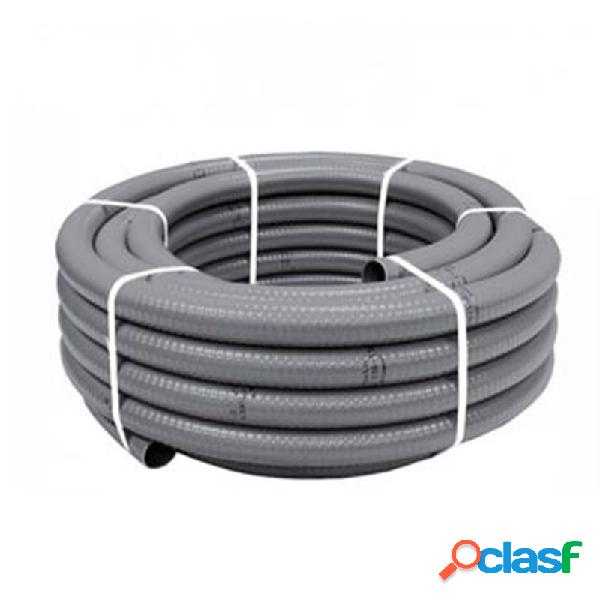 Manguera flexible pvc hidrotubo 50 gris 25m