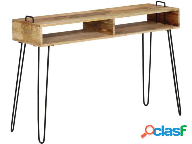 Mesa Consola VIDAXL en Madera de manguera maciza (115x35x76