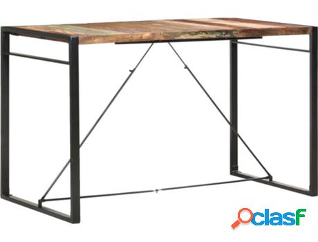 Mesa de Bar VIDAXL Marrón (180 x 90 x 110 cm - Madera