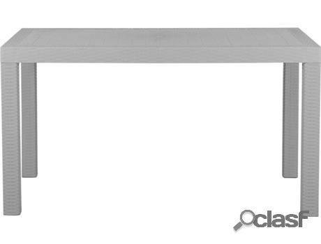 Mesa de Exterior Fossano (Gris - Material Sintético