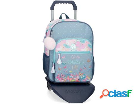 Mochila con Ruedas MOVOM Give Yourself Time Azul (30x38x12