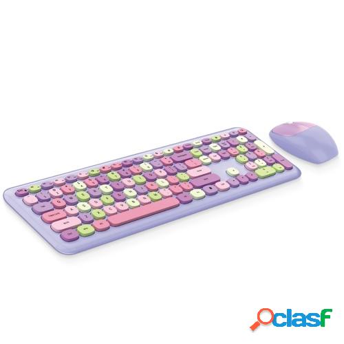 Mofii 666 Teclado y ratón Combo Inalámbrico 2.4G Color