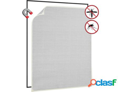 Mosquitera VIDAXL Magnética de Ventanas Blanco Fibra Vidrio