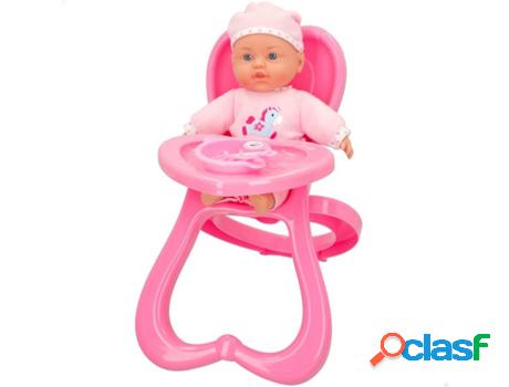Muñeco CB TOYS blandito con trona (22x33x34x34 cm)