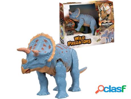 Muñeco WILD PREDATORS Dinosaurio Triceratops (3 años -