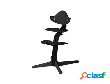 NOMI Trona Silla Extensible Basic Roble Tinte Negro Y Silla