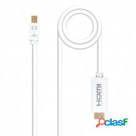 Nanocable Cable Conversor Mini Dp A Hdmi, Mini Dp/m -