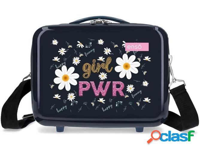 Neceser ENSO Girl Power Azul (29x21x15cm)