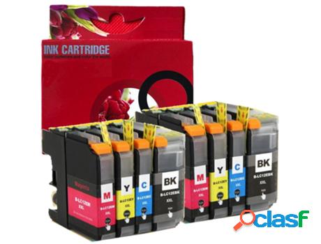 Pack 8 Cartuchos de Tinta GENERICO Lc12e (Multicolor)