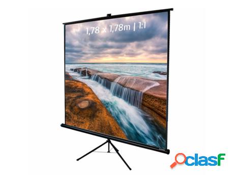 Pantalla de proyección con trípode 1,78 x 1,78m, Formato