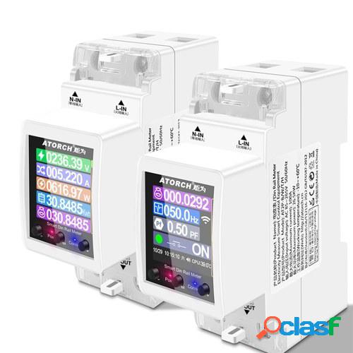 Pantalla digital Medidor eléctrico inteligente Tuya WiFi 3