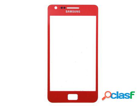 Pantalla + pegamento para Samsung Galaxy S2 I9100 - rojo