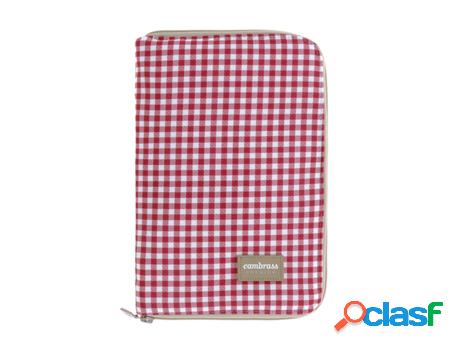 Portadocumentos CAMBRASS Vichy (Poliéster - Rojo - 3 x 19 x