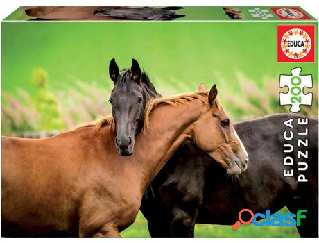 Puzzle EDUCA Junior 200 Caballos (Edad Mínima: 6 Años -