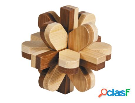 Puzzle FRIDOLIN (Madera - Marrón - 9 x 8.5 x 9 cm)