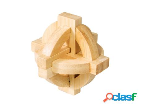 Puzzle FRIDOLIN (Madera - Marrón - 9 x 9 x 9 cm)