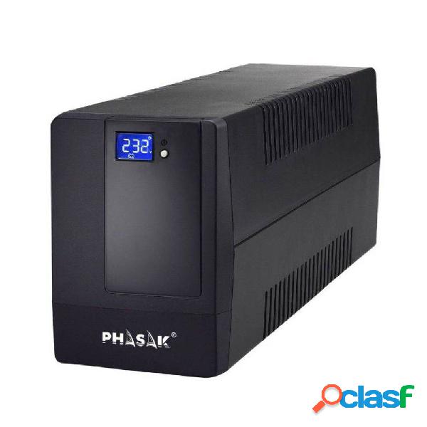 SAI Línea Interactiva Phasak 650 VA LCD Interactive/ 650VA/