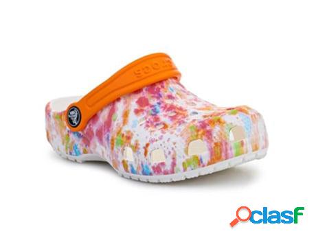 Sandalias Classic Tie Dye Graphic Kids Clog CROCS Niños