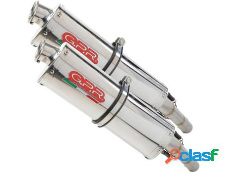 Silenciador GPR EXHAUST SYSTEMS Trioval High Level Dual Slip