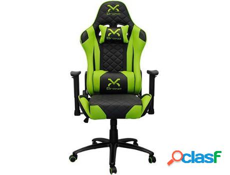 Silla Gaming DROXIO TROUN (Hasta 120 Kg - Negro y Verde)