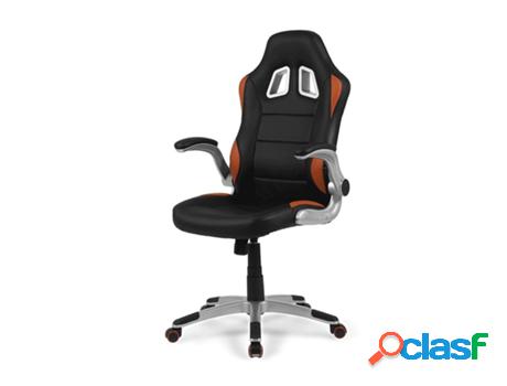 Silla Gaming JSHOME Mugello (Negro - Piel Sintética - 70 x