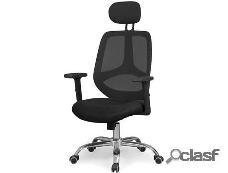 Silla de Escritorio Operativa JSHOME Soul Negro (62,5 x 122