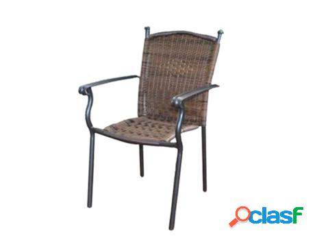 Sillon aluminio toledo marron