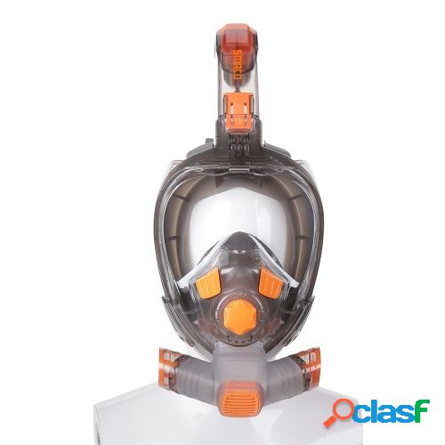 Snorkel Full Face Cover con tubo de Snorkel seco plegable