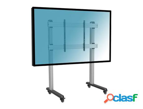 Soporte de suelo con ruedas para pantallas de TV 70"-120"