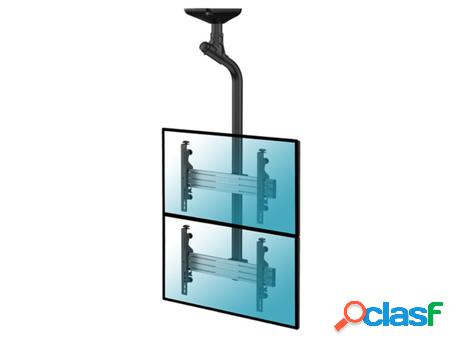 Soporte de techo para 2 pantallas 43"-55", Altura 175 cm