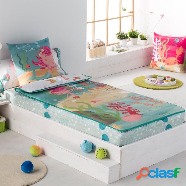 Tejidos JVR Saco Nordico Infantil Estampado. Modelo Sirena -