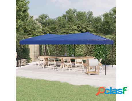 Tienda para Fiestas VIDAXL (3 x 6 m - Tela - Azul)