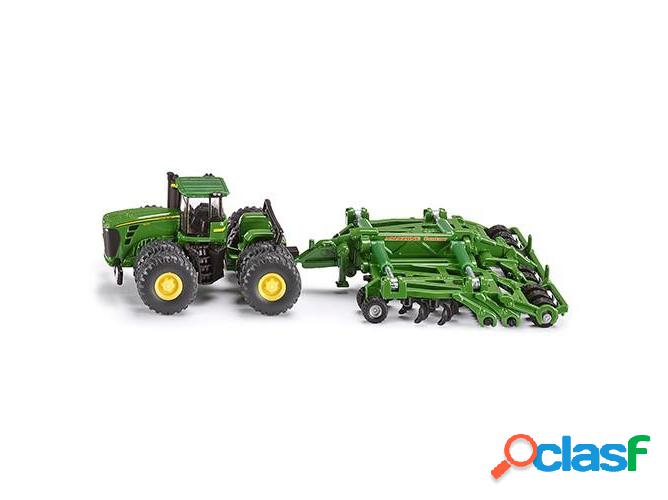 Tractor SIKU John Deere 9630 con Cultivadora