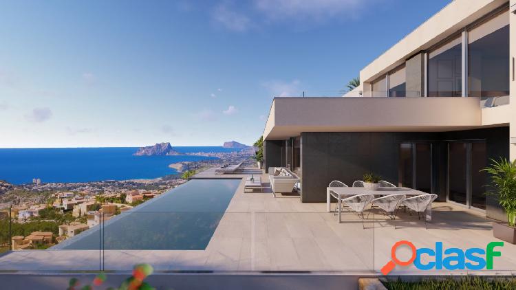 VILLA DE OBRA NUEVA CON VISTAS AL MAR EN CUMBRE DEL SOL