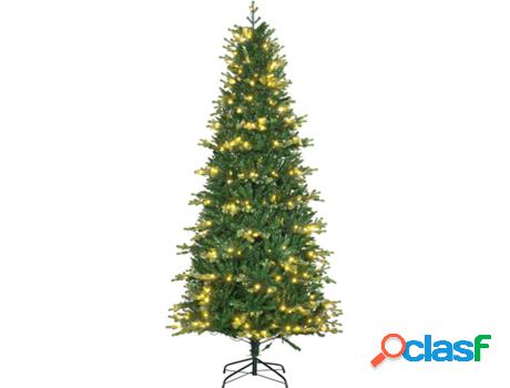 Árbol de Navidad HOMCOM 830-561V90GN 96x96x228 cm Verde