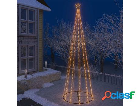 Árbol de Navidad VIDAXL 752 Luces LED Blanco Cálido (PVC -