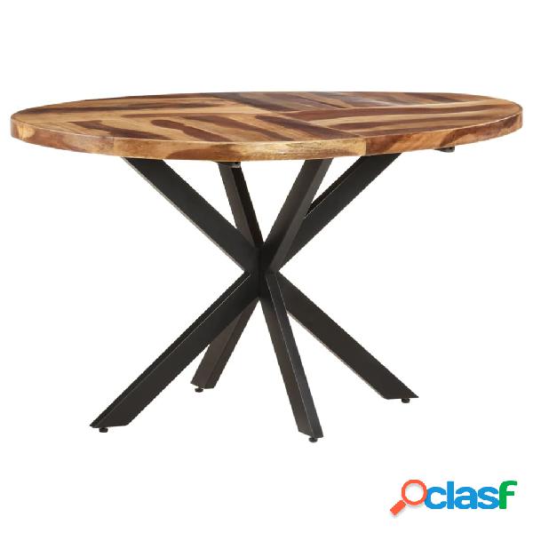 vidaXL Mesa de comedor madera acacia con acabado sheesham