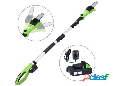vidaXL Sierra de pértiga sin cable con batería 20 V 1500