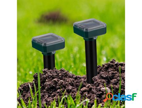 2 Piezas De Repelente Solar Para Topos HI (5.7 x 5.7 x 25