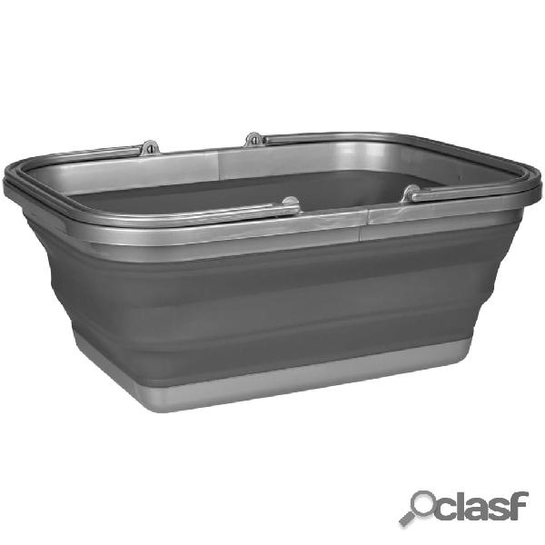 Abbey Camp Barreño plegable 16 L gris 21WM-GRA-Uni