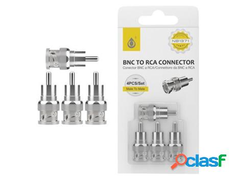 Adaptador Bnc A M Rca PlataONEPLUS Nb1371