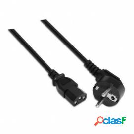 Aisens Cable Alimentacion Cpu Cee7/m-c13/h Negro