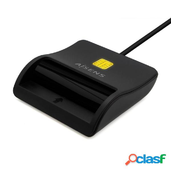 Aisens - Lector De Tarjeta Inteligente Dni, Usb-c,