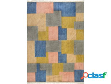 Alfombra VIDAXL Geométrico Rectangular (Multicolor -