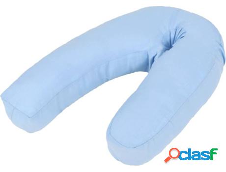 Almohada de Lactancia VIDAXL Azul 54x(36-43) cm