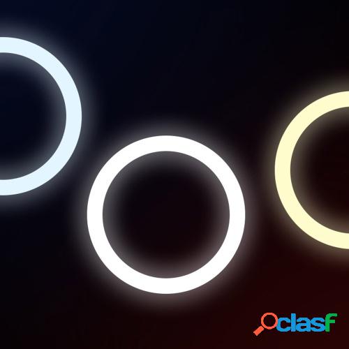 Anillo de luz LED de 11 '' con mini soporte para teléfono e