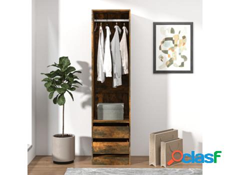Armario VIDAXL con cajones Marrón (50 x 50 x 200 cm -